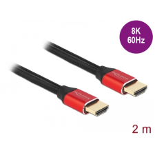 DELOCK 85774 HDMI 2.1 - HDMI 2.1 Kábel 2m - Fekete kábel és adapter