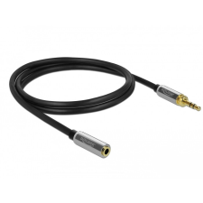 DELOCK 85782 audio kábel 3 M 3.5mm Fekete, Szürke kábel és adapter