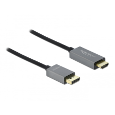 DELOCK 85930 DisplayPort - HDMI kábel 3m - Fekete kábel és adapter