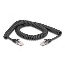 DELOCK 87993 UTP Cat5e RJ45 Patch kábel 2m - Fekete (87993) kábel és adapter