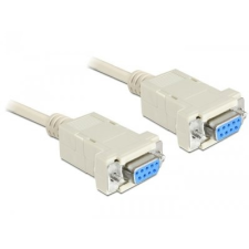 DELOCK 9pin anya/anya soros nullmodem kábel 3m - 84169 kábel és adapter