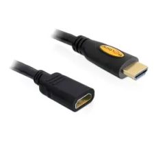 DELOCK - A M/F High Speed HDMI kábel Ethernettel 5m - 83082 kábel és adapter