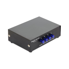 DELOCK A/V Switch 4 Eingänge -> 1 Ausgang bidirektion (87637) hub és switch