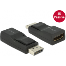 DELOCK Adapter Displayport 1.2 male > HDMI female 4K Passive black audió/videó kellék, kábel és adapter