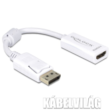 DELOCK Adapter Displayport apa > HDMI anya (61767) audió/videó kellék, kábel és adapter