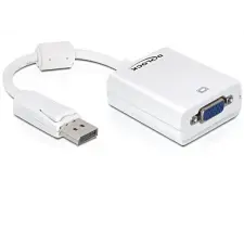 DELOCK adapter displayport apa vga 15tűs anya 61766 kábel és adapter