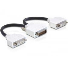 DELOCK Adapter DMS-59 apa &gt; 2 x DVI 24+5 anya, 20 cm kábel és adapter