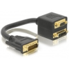 DELOCK Adapter DVI29 male > DVI29 + VGA female