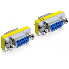 DELOCK Adapter Gender Changer Sub-D9 female / fema kábel és adapter