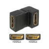 DELOCK Adapter HDMI female > HDMI female 90° down (65075)