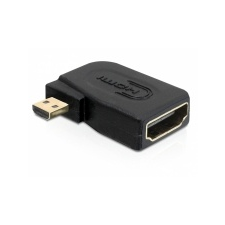 DELOCK adapter magas sebességű HDMI - micro D apa > A anya oldalra fordítva asztali számítógép kellék