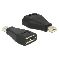 DELOCK Adapter mini Displayport 1.2 male &gt; Displayport female Black kábel és adapter