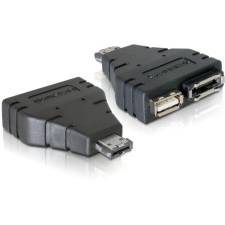 DELOCK adapter Power-over-eSATA &gt; 1x eSATA és 1x USB kábel és adapter