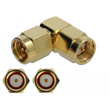 DELOCK Adapter SMA-dugó apa SMA-dugó 90 10 GHz kábel és adapter