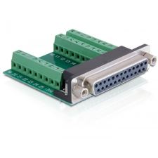 DELOCK Adapter Sub-D 25 pin anya &gt; Terminal Block 27 pin egyéb hálózati eszköz
