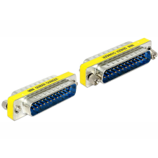 DELOCK Adapter Sub-D 25 pin male &gt; male Gender Changer kábel és adapter