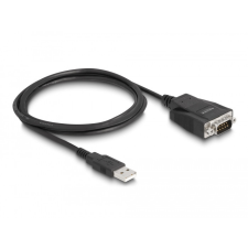  Delock Adapter USB 2.0 A-típusú apa - 1 x Soros RS-232 D-Sub 9 apa csavarokkal és csavaranyákkal elektromos kisülés (ESD) elleni védelemmel egyéb hálózati eszköz