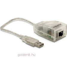 DELOCK Adapter USB 2.0 &gt; LAN 10/100 Mb/s kábel és adapter