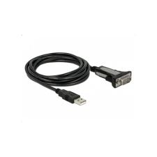 DELOCK Adapter USB 2.0 Typ-A zu 1 x Seriell RS-232 DB9 3 m (65962) kábel és adapter