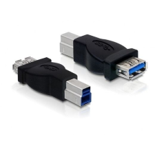 DELOCK Adapter USB 3.0-B male / USB 3.0-A-female (65179) mobiltelefon kellék