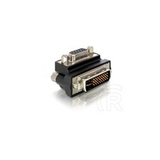 DELOCK adapter VGA (F) - DVI (M) 90° kábel és adapter