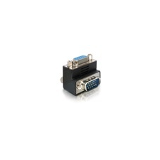 DELOCK adapter VGA (M-F) (90°) kábel és adapter