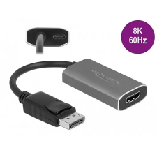 DELOCK Aktív DisplayPort 1.4 - HDMI adapter 8K HDR funkcióval (63118) audió/videó kellék, kábel és adapter