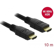 DELOCK Aktív HDMI kábel 4K, 60 Hz, 10m (85284) (DE85284) kábel és adapter