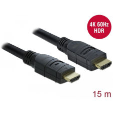 DELOCK Aktív HDMI kábel 4K 60 Hz 15 m kábel és adapter
