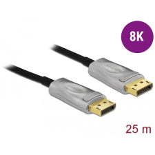 DELOCK Aktív optikai kábel DisplayPort 1.4 8K 25 m kábel és adapter