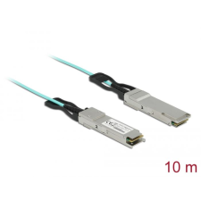 DELOCK aktív optikai kábel QSFP+ 10 m (84054) (del84054) kábel és adapter