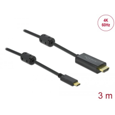 DELOCK aktív USB-C - HDMI kábel (DP Alt Mode) 4K60Hz 3m (85971) (del85971) kábel és adapter