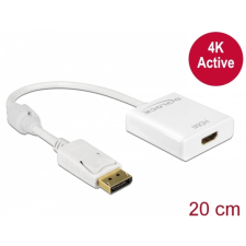 DELOCK Aktiver Adapter Displayport 1.2 > HDMI Buchse 4K kábel és adapter