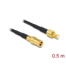 DELOCK Antenna Cable SMB Plug &gt; SMB Jack RG-174 0,5m kábel és adapter