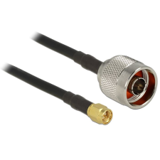 DELOCK antenna kábel N dugó > SMA dugó CFD200 5m (89418) (DE89418) kábel és adapter