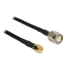 DELOCK antennakábel TNC dugó > SMA dugó CFD200 2,5m (89506) (DE89506) kábel és adapter