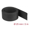 DELOCK Anyag hőre zsugorodó cső 2 m x 25 mm szugorodási arány 2:1 fekete