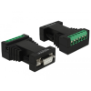 DELOCK Átalakító 1 x RS-232 soros port 1 x RS-422/485 soros porthoz, ESD védelemmel 15 kV túlfeszült