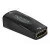 DELOCK - Átalakító HDMI-A aljzat - VGA aljzat 1080p audioval - 66560
