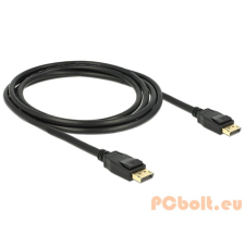 DELOCK Cable Displayport 1.2 male &gt; Displayport male 4K 2m kábel és adapter