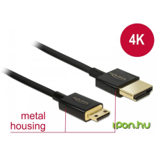 DELOCK Cable HDMI-A apa > HDMI mini-C apa 3D 4K Hi kábel és adapter