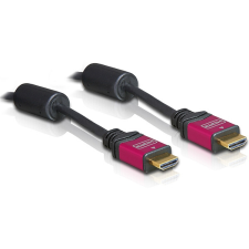 DELOCK Cable High Speed HDMI – HDMI A male > HDMI A male 3m (84334) audió/videó kellék, kábel és adapter