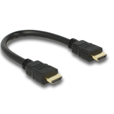 DELOCK Cable High Speed HDMI with Ethernet – HDMI A male &gt; HDMI A male 4K 25cm kábel és adapter