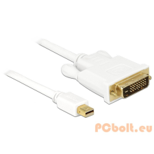 DELOCK Cable mini Displayport male to DVI 24+1 male 2m (82918) kábel és adapter