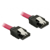 DELOCK Cable SATA 6 Gb/s straight/straight red 50c