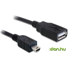 DELOCK Cable USB 2.0-A female -&amp;gt; mini USB male 0,5 kábel és adapter