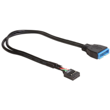 DELOCK Cable USB 2.0 pin header female &gt; USB 3.0 pin header male 30cm kábel és adapter