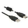  DeLock Cable USB 2.0 Type-A male > USB 2.0 Type-A male 1m Black