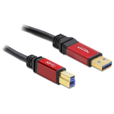 DELOCK Cable USB 3.0-A &gt; B male / male 5 m Premium kábel és adapter