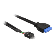 DELOCK Cable USB 3.0 pin header female &gt; USB 2.0 pin header male 30cm kábel és adapter